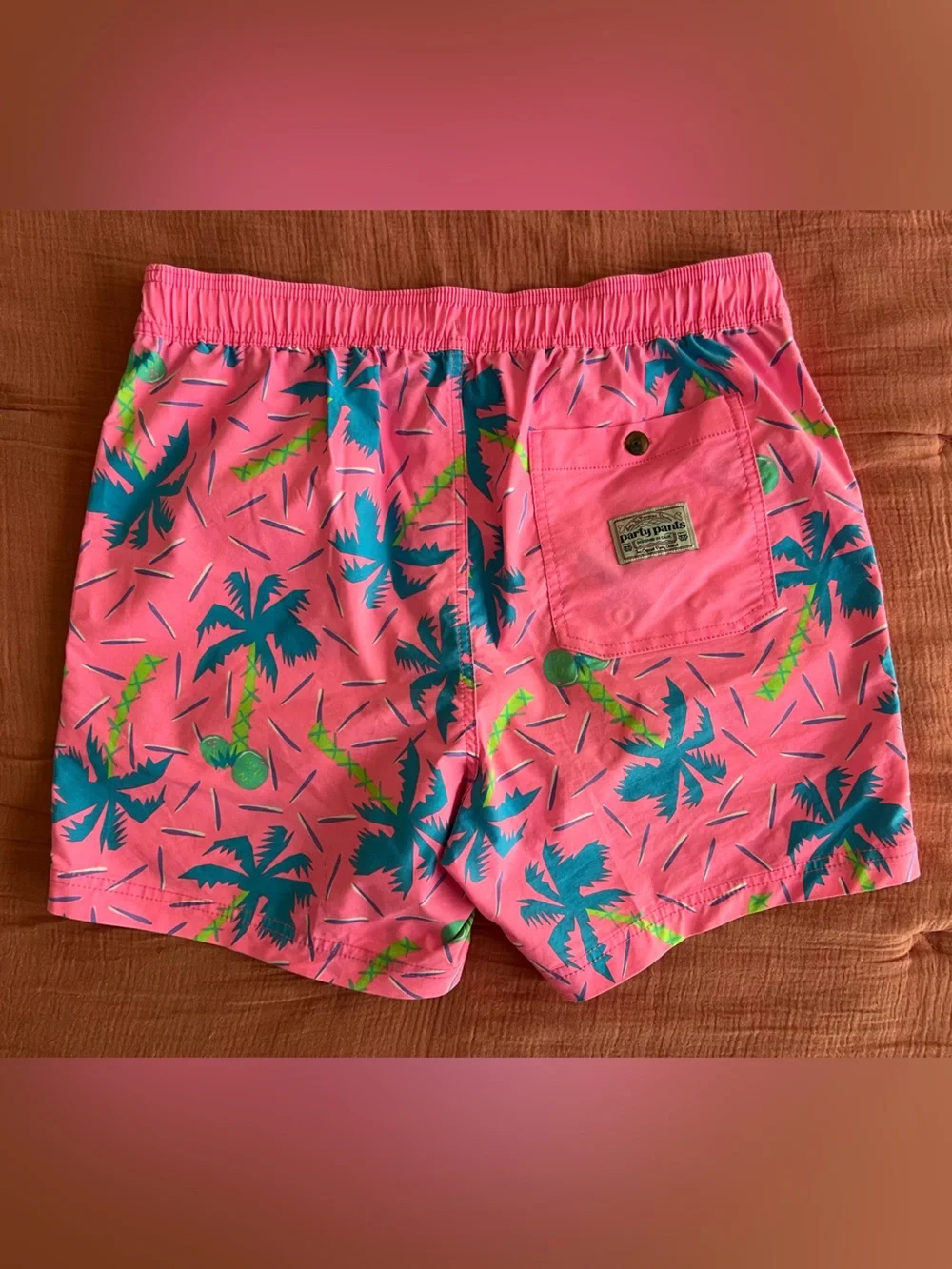Men’s Party Pants—Tropical Palm Print